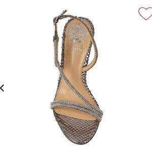 Vince Camuto Luanna Leather/Suede Dress Sandal size 6